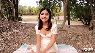 Real Teens - Cute Nineteen Year Elder Latina Shoots Her First-ever Porn